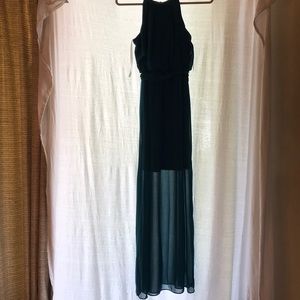 Aqua bluish formal dress